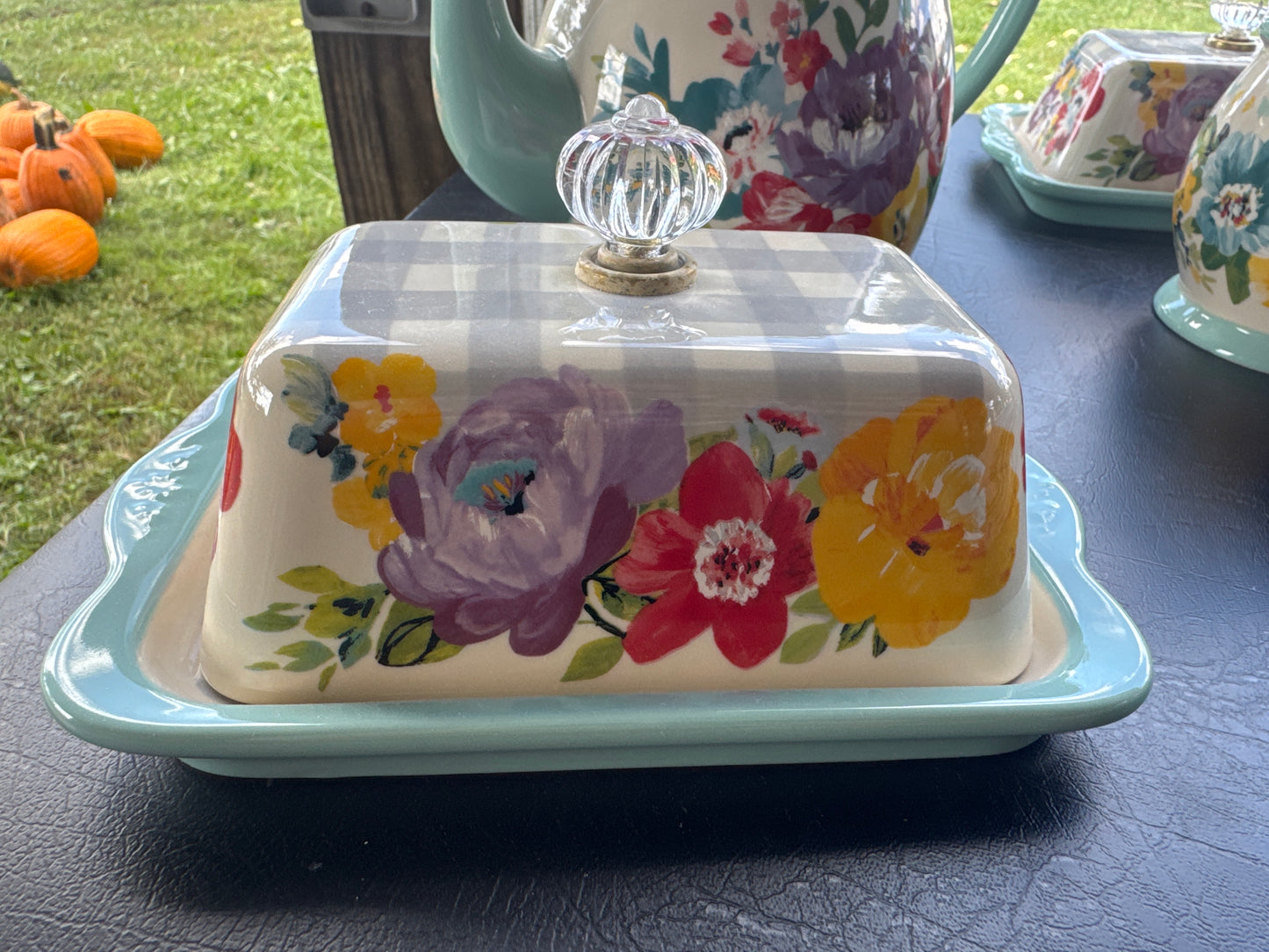 PW butter dish - Market Row