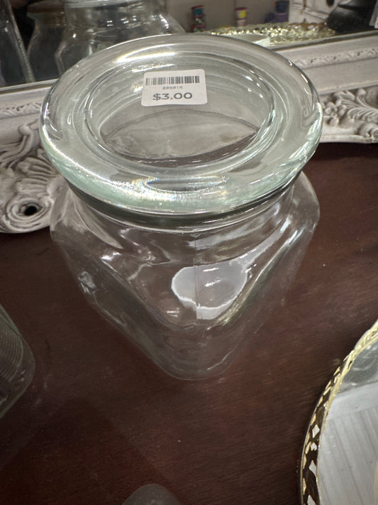Glass Jar w/Lid - Market Row