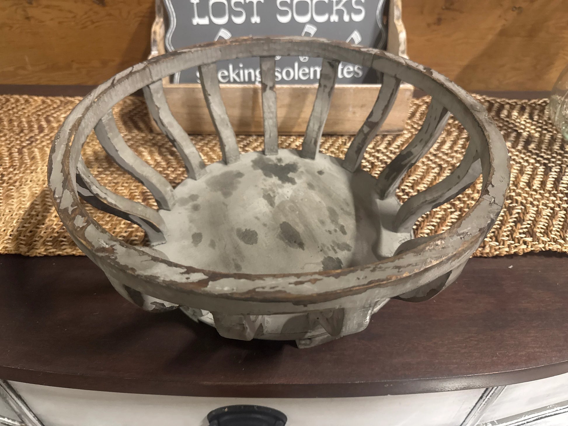 Wooden Gray Bowl - Market Row