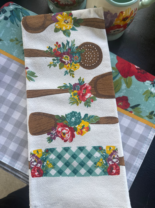 PW rolling pin dish towel - Market Row