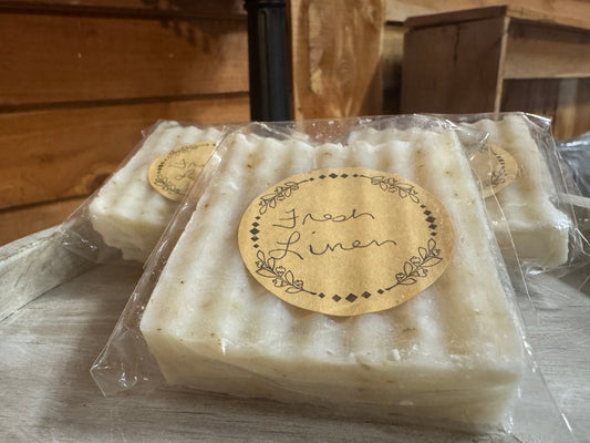 Handmade Soap - Scents:Fresh Linen - Market Row