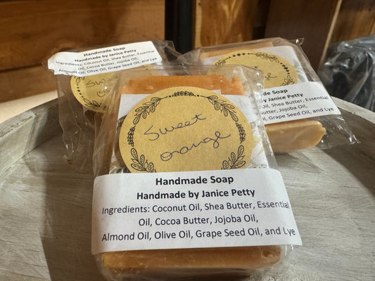 Handmade Soap - Scents:Sweet orange - Market Row