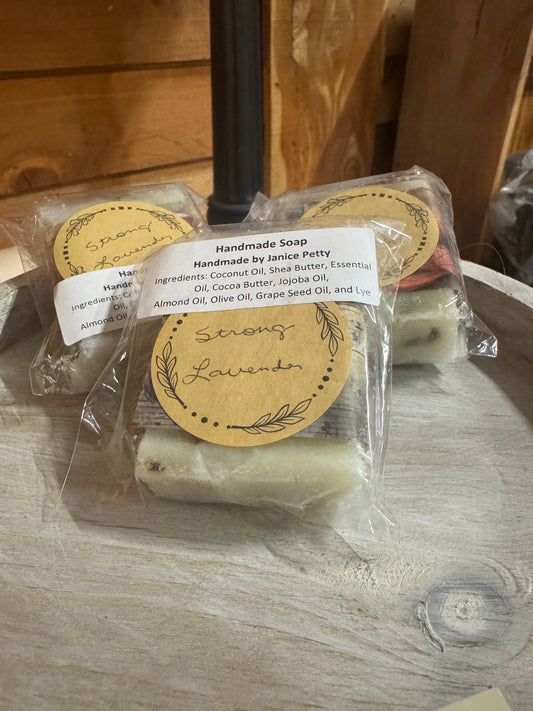 Handmade Soap - Scents:Strong Lavender - Market Row