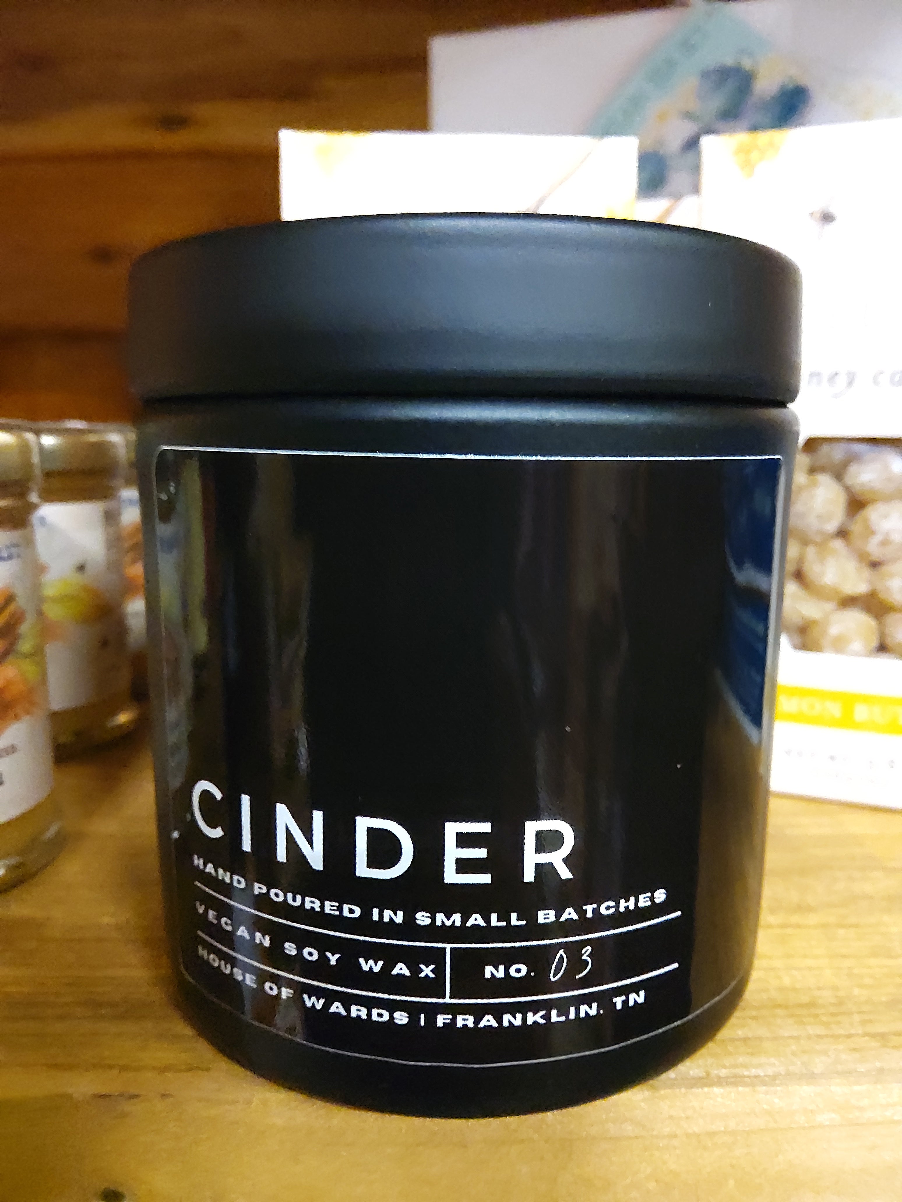Cinder candle - Market Row