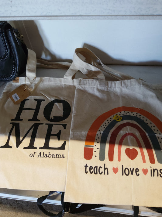 Canvas totebags - Market Row