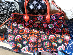 Red Floral tote bag