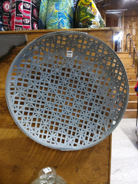Gray wall basket - Market Row