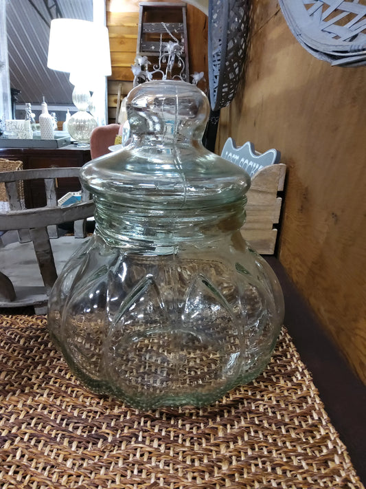 Pumpkin shipped lidded jar - Market Row