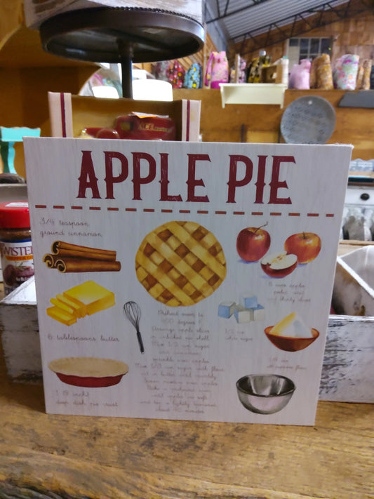 Apple pie sign - Market Row